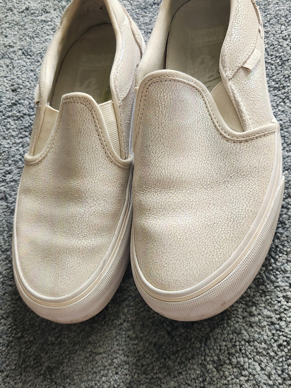 Vans Slip-On Sneakers in White